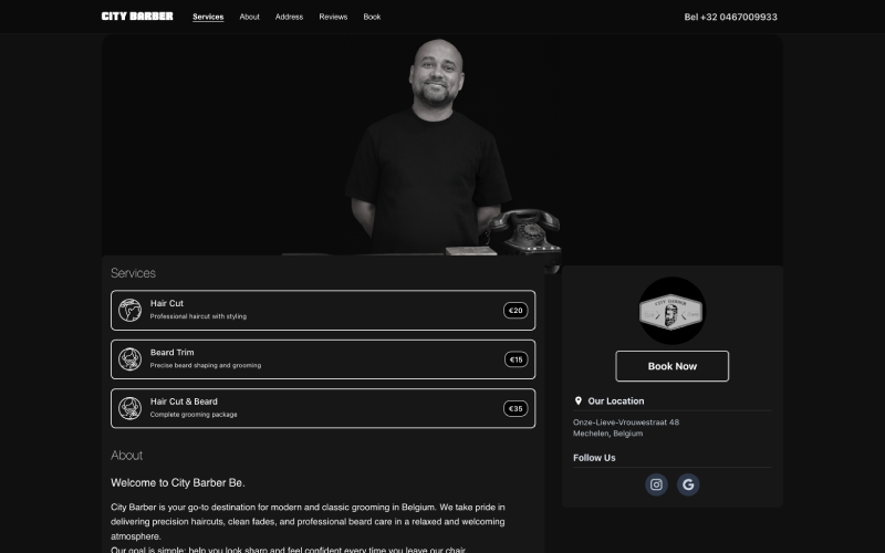 City Barber Be. screenshot